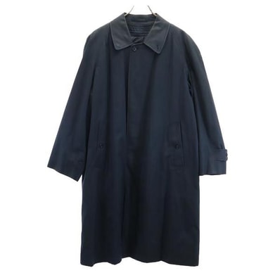 Burberrys バーバリーズ 90s オールド 2way ライナー付 ステンカラーコート ネイビー系
