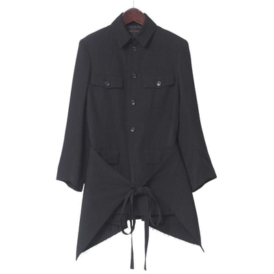 ■美品■COMME des GARCONS コムデギャルソン ヴィンテージ ジャケット サイズS 90's 腰巻 変形 AD1994 メタモルフォシス期 縮絨 ブランド古着【中古】20250605/RA5027