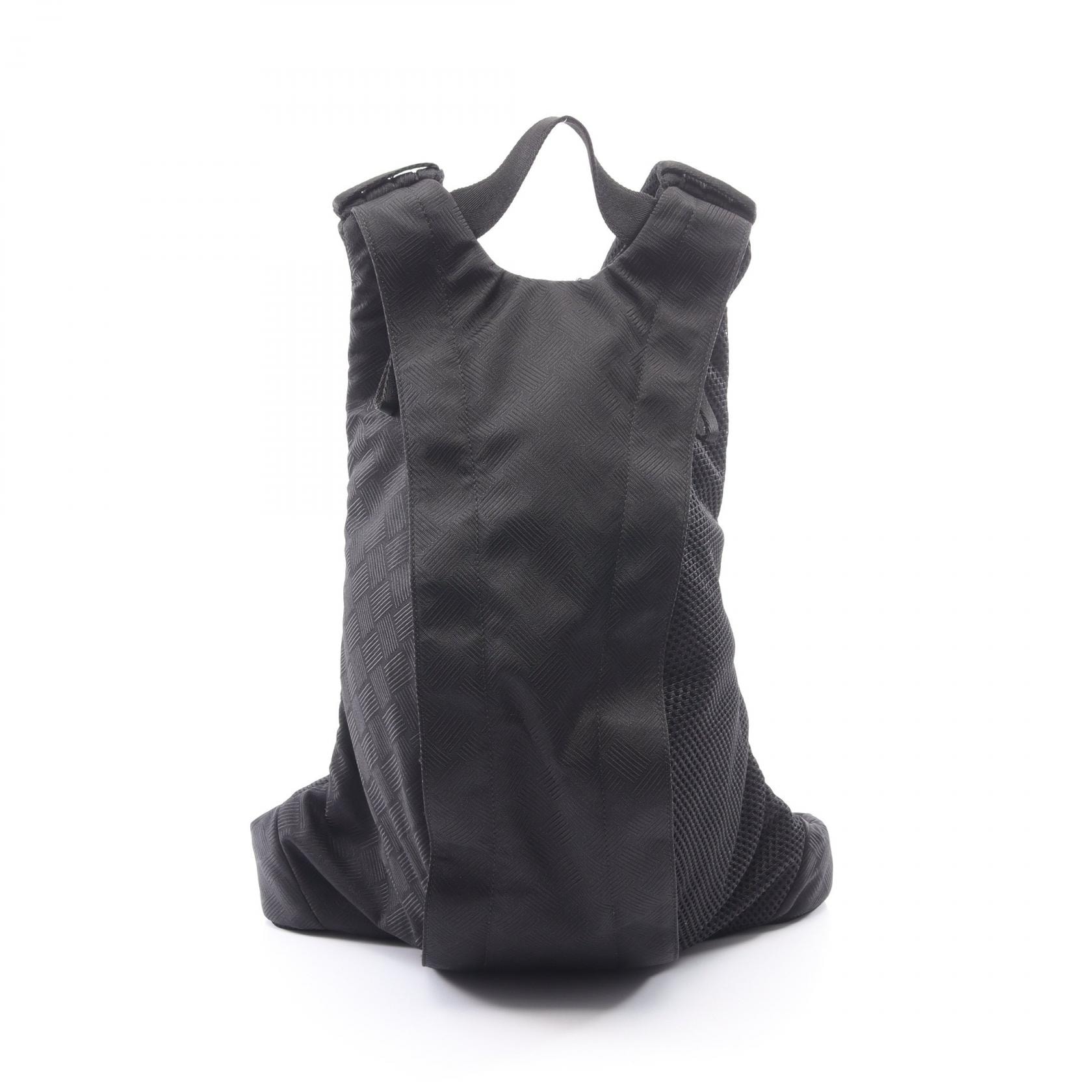 ボッテガヴェネタ BOTTEGA VENETA リュックサック バックパック バッグ ナイロン メンズ ブラック系 【中古】