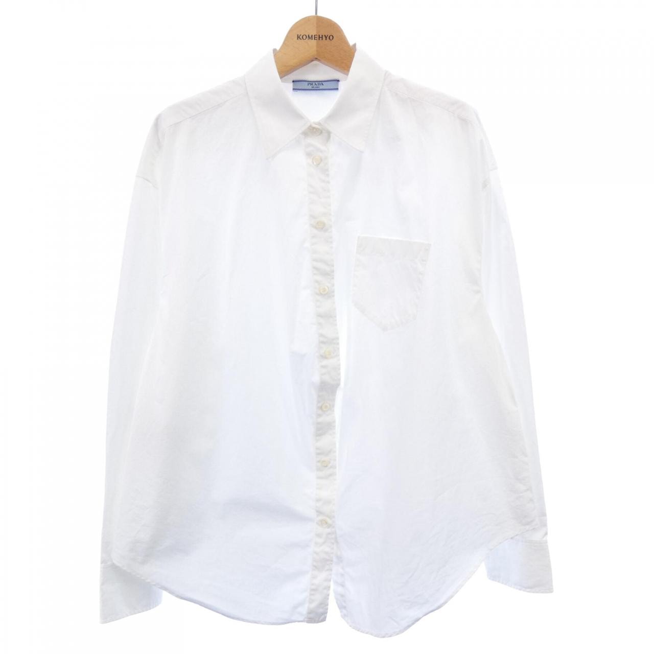 プラダ PRADA エンブロイダリー ポプリン シャツ P439GR S231 1227 シャツ