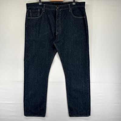 古着 リーバイス Levi's デニム パンツ 501 大きいサイズ ストレート ジーンズ ボタンフライ 5ポケット W40 L32 ブルー系 メンズ