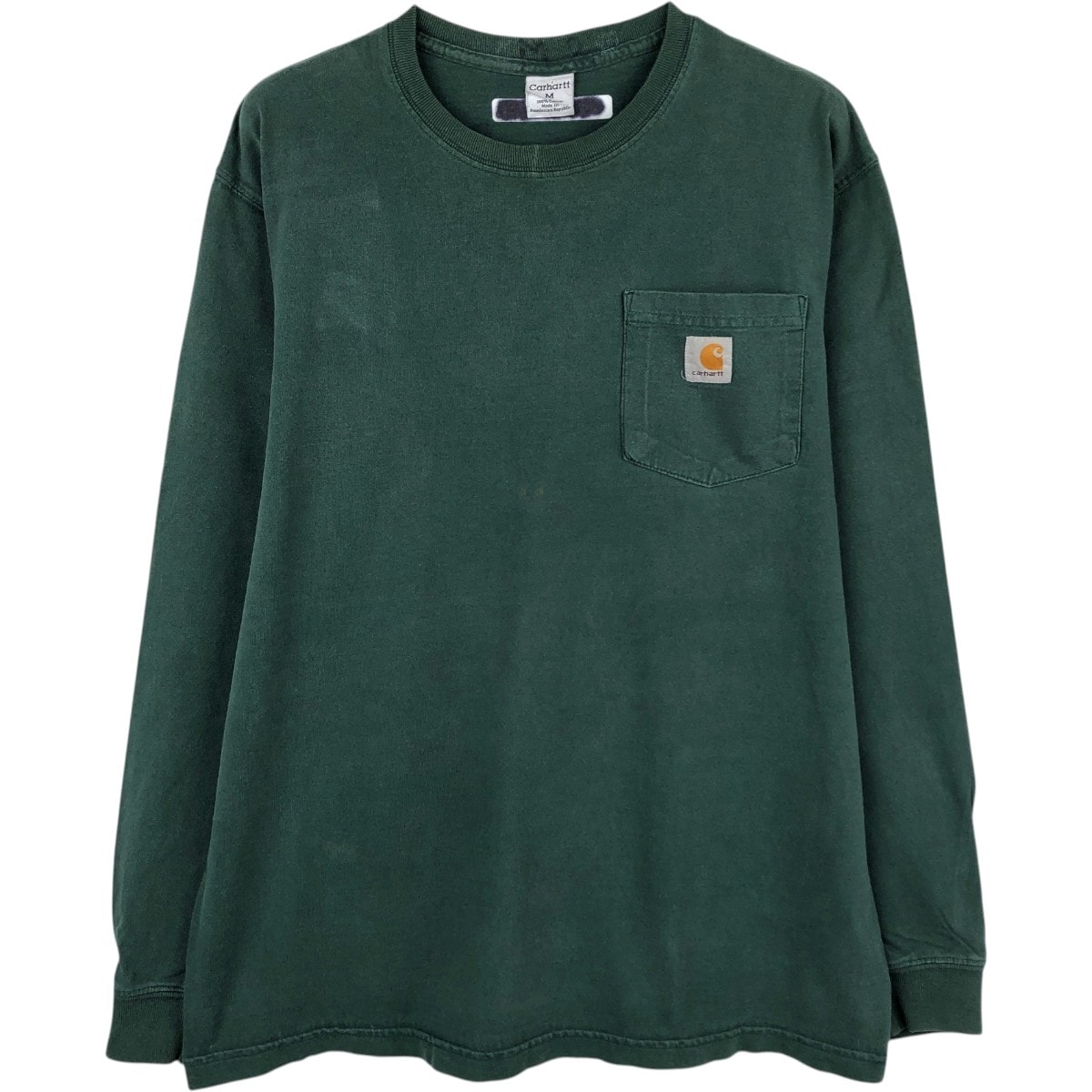 古着 カーハート Carhartt 無地ポケットロングTシャツ ロンT メンズM相当/eaa668005