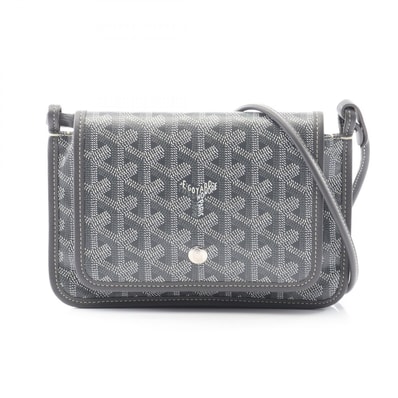 ゴヤール GOYARD プリュメ ポーチウォレット ショルダーバッグ バッグ PVCコーティングキャンバス レザー レディース グレー系 / マルチカラー PLUMETPMLTY51CL51P 【中古】