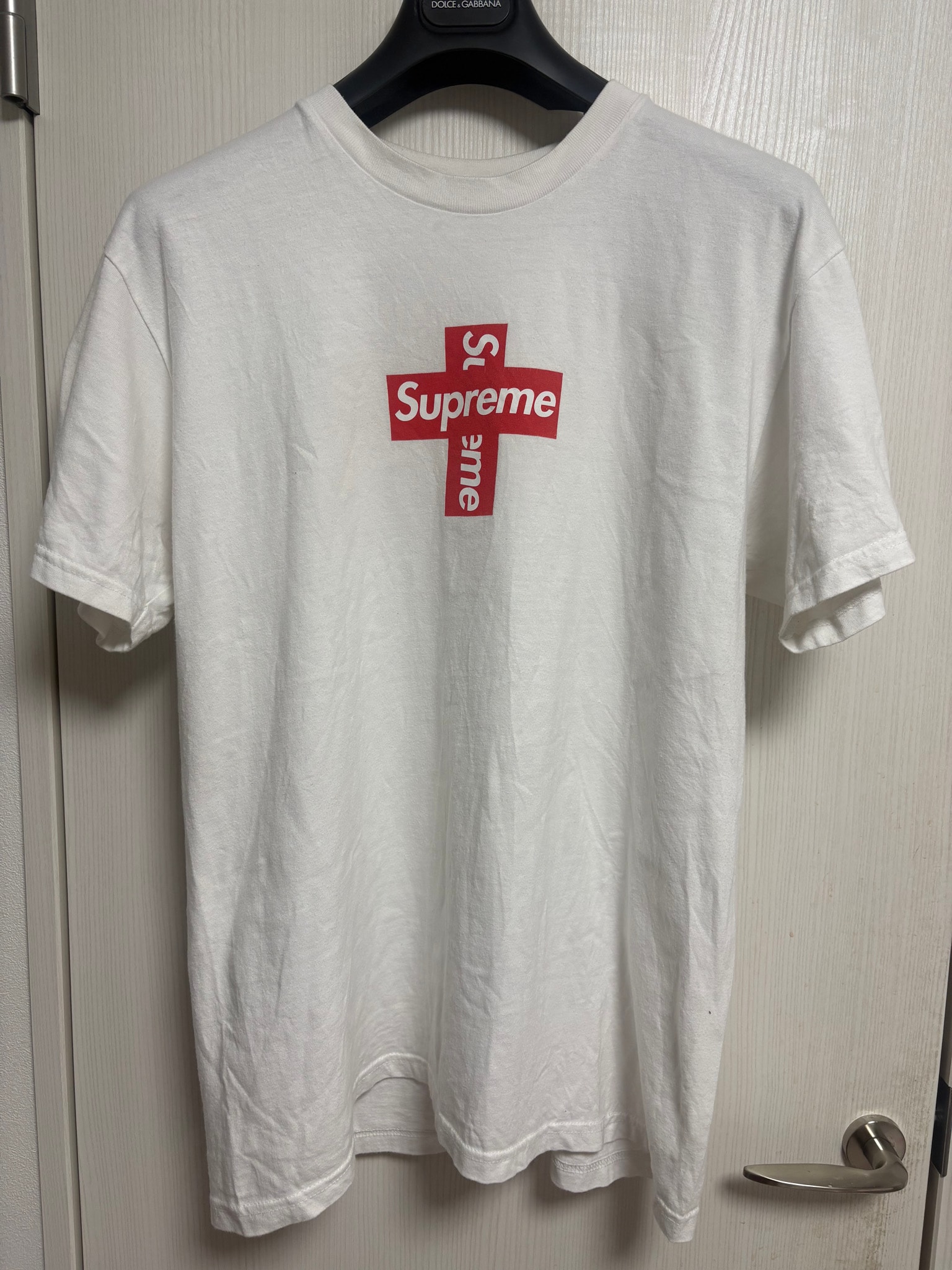 Supreme Cross Box Logo Tee "White"