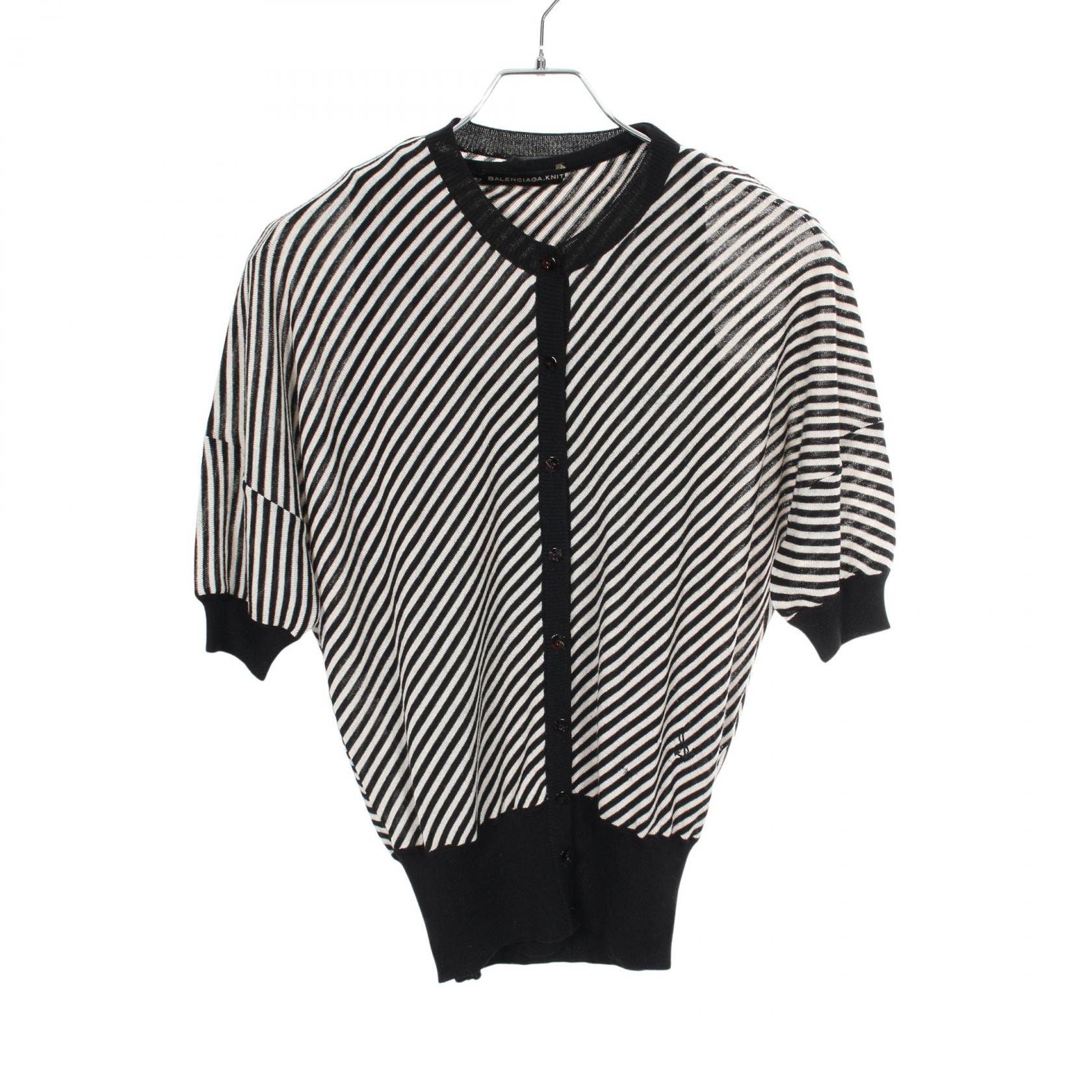 バレンシアガ BALENCIAGA BALENCIAGA KNITS アンサンブル 衣料品 トップス ウール レディース ブラック系 / ホワイト系 【中古】