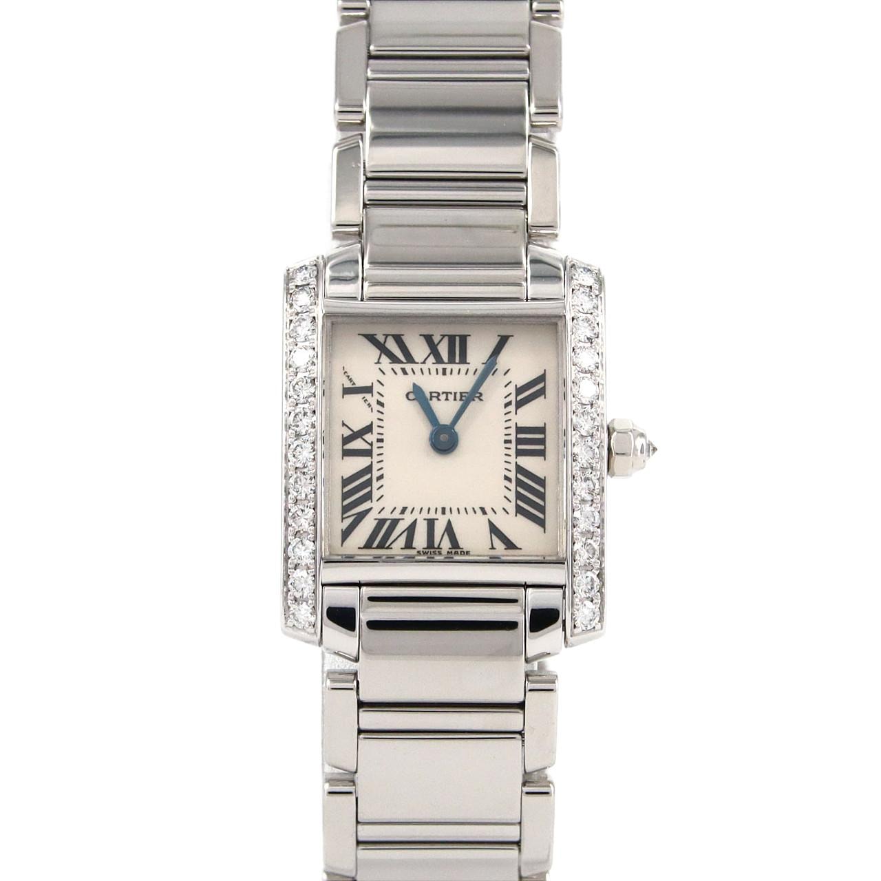 カルティエ タンクフランセーズSM WG/D WE1002S3 WG クォーツ