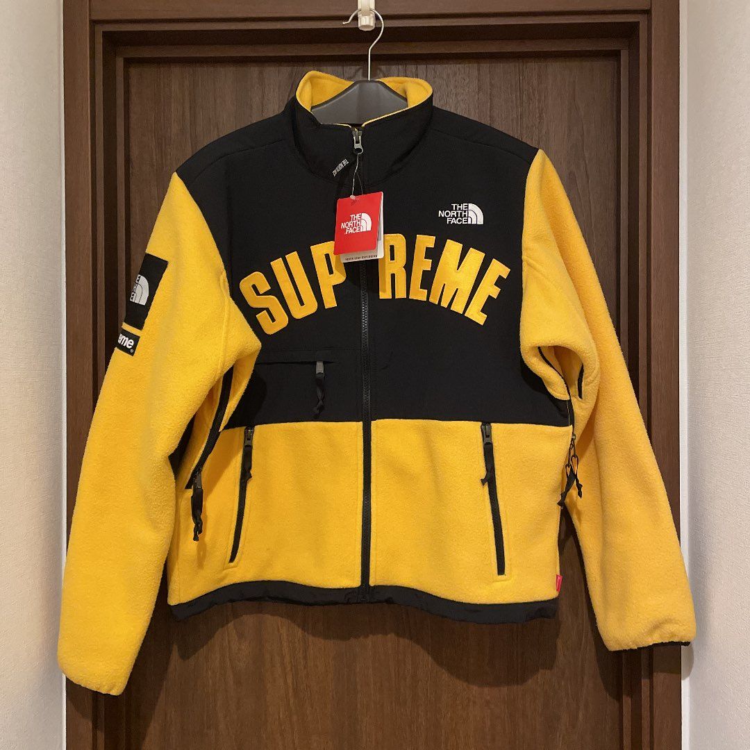 Supreme x The North Face Arc Logo Denali Fleece Jacket "Yellow"