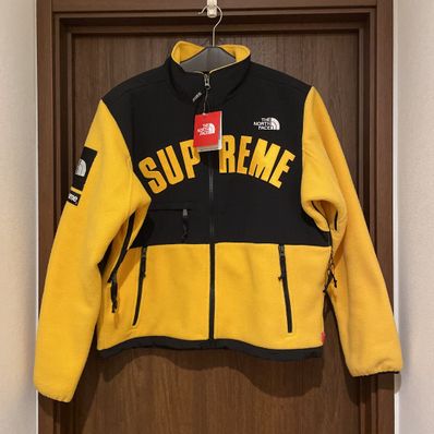 Supreme x The North Face Arc Logo Denali Fleece Jacket "Yellow"