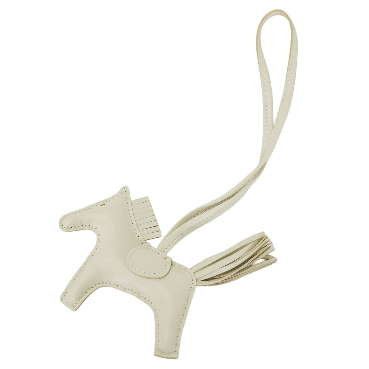 HERMES エルメス バッグチャーム ロデオ PM ソークレ So Crale クレ アニョーミロ(ラム) G刻印 新品