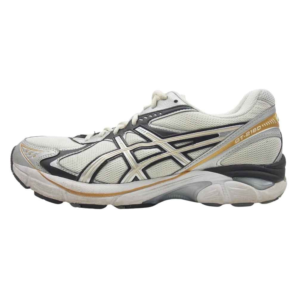 asics アシックス スニーカー F960923 GT-2160 ローカット スニーカー ホワイト系 シルバー系 27cm【中古】