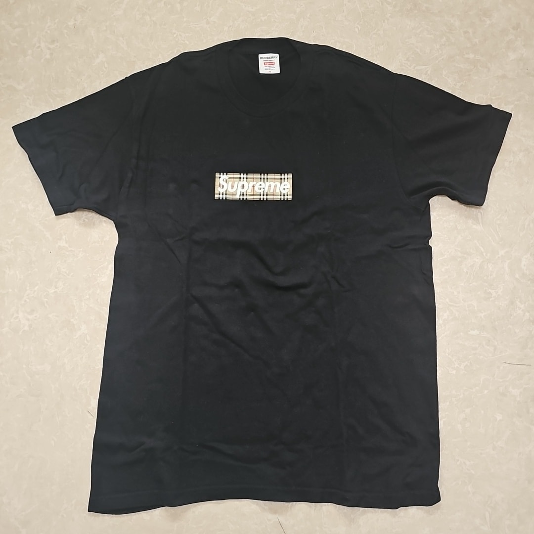 シュプリーム バーバリー ボックス ロゴ Tシャツ 