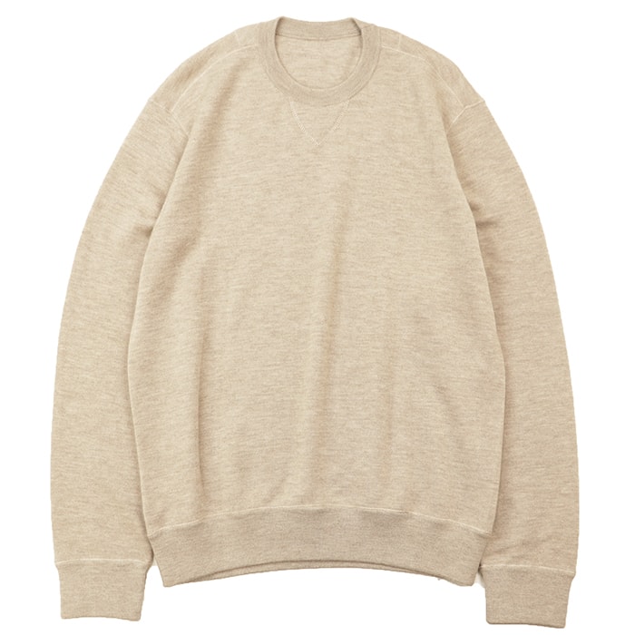 SALE【美品】JIL SANDER ジルサンダー 長袖セーター サイズ 48 メンズ ハイゲージ ニット カシミヤ × シルク プルオーバー クルーネック ロングスリーブ 丸首 トップス サンドベージュ イタリア製