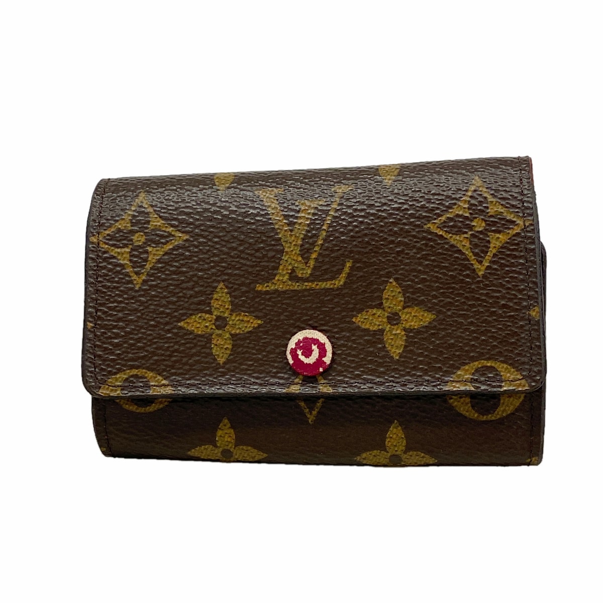 Louis Vuitton 6 Key Holder Monogram "Fuchsia"