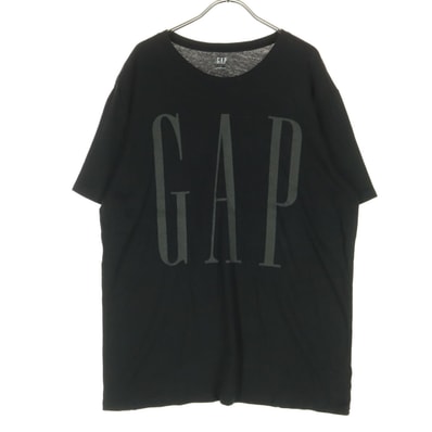 GAP ギャップ ブランドロゴ 半袖 Tシャツ L ブラック