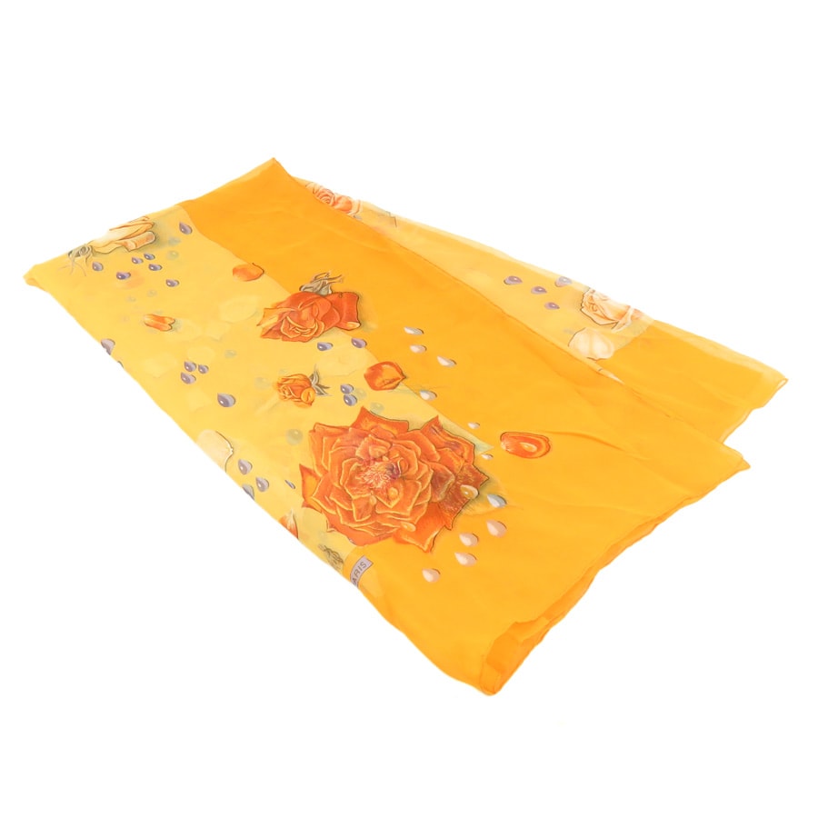エルメス HERMES スカーフ シルク イエロー/マルチカラー レディース【中古】 e61768a