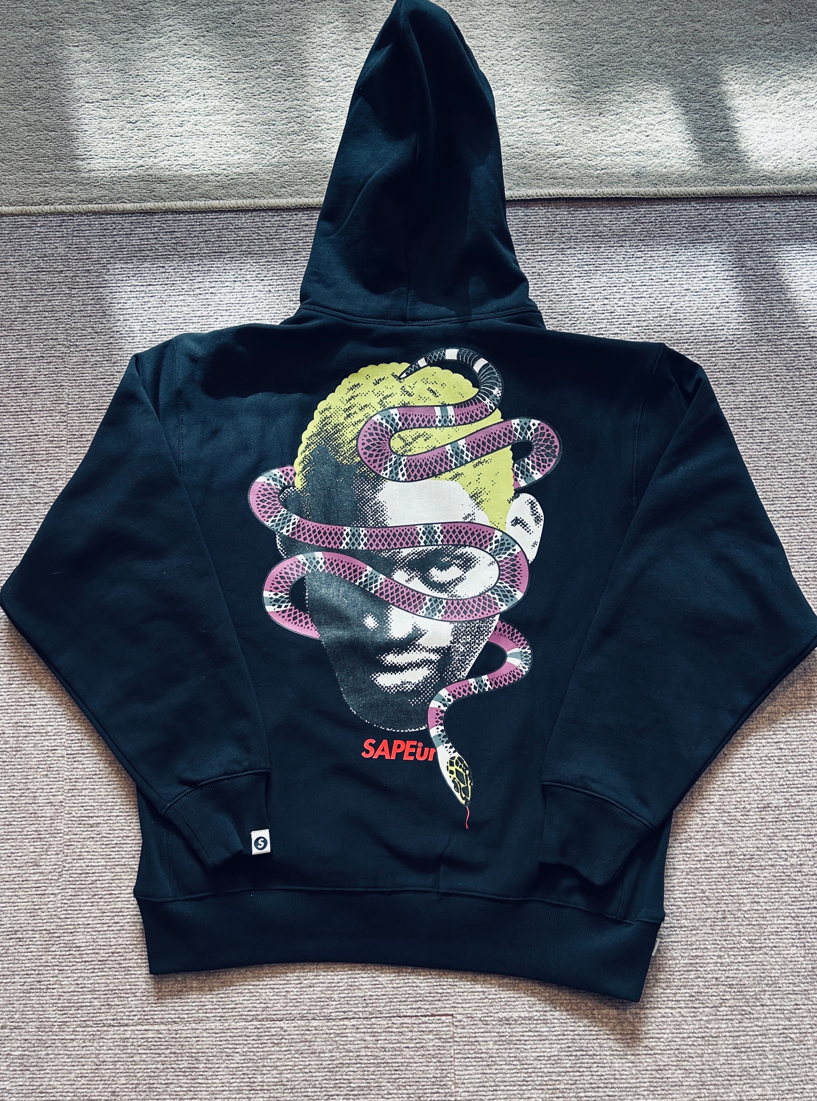 SAPEur SAFARI HEAD HOODIE "Black"