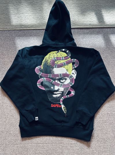 SAPEur SAFARI HEAD HOODIE "Black"