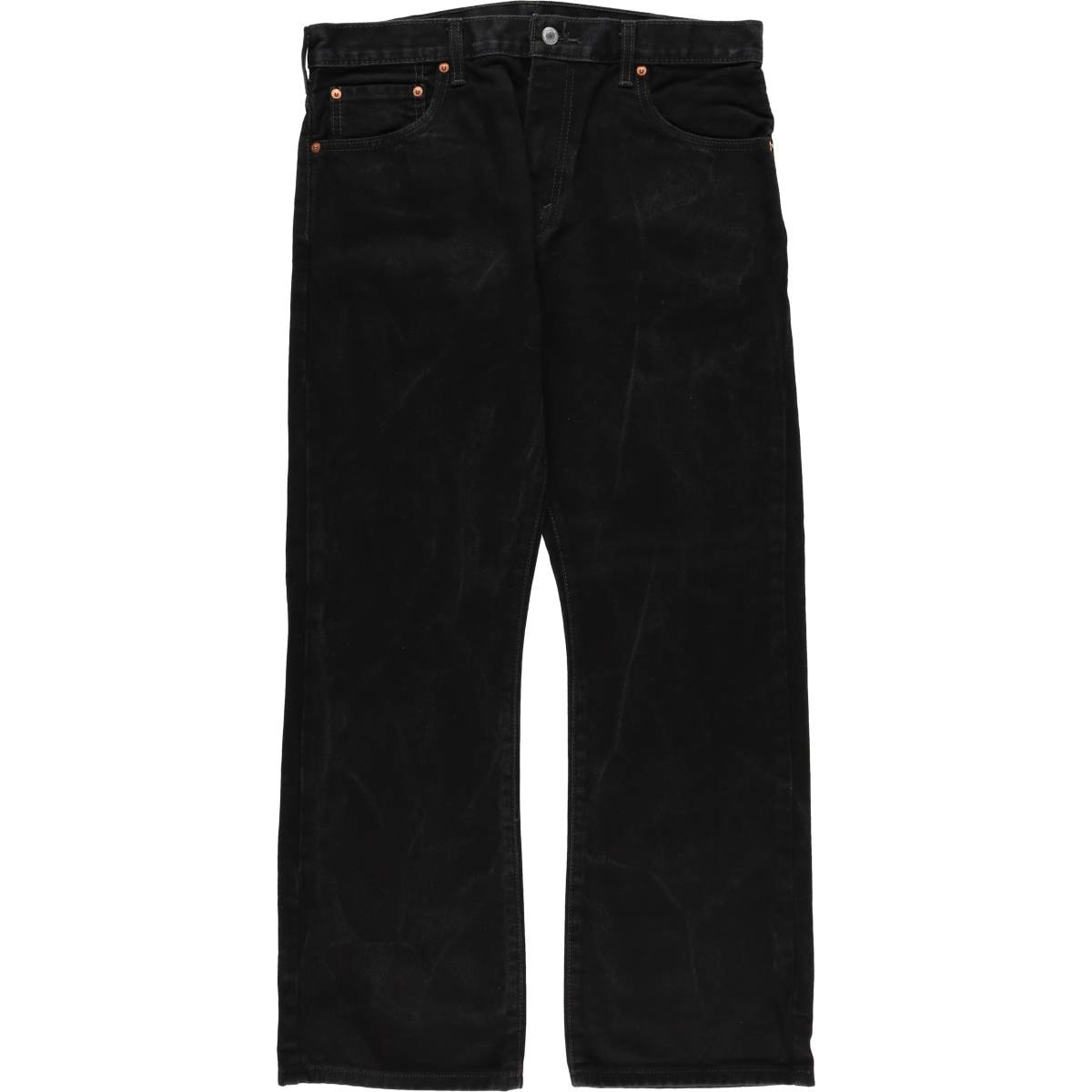 古着 リーバイス Levi's 517 ブラックデニム ブーツカットデニムパンツ メンズw35相当/eaa628241