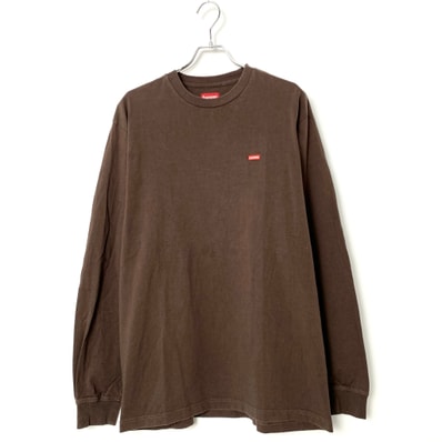 Supreme Small Box L/S Tee "Brown"(23SS)
