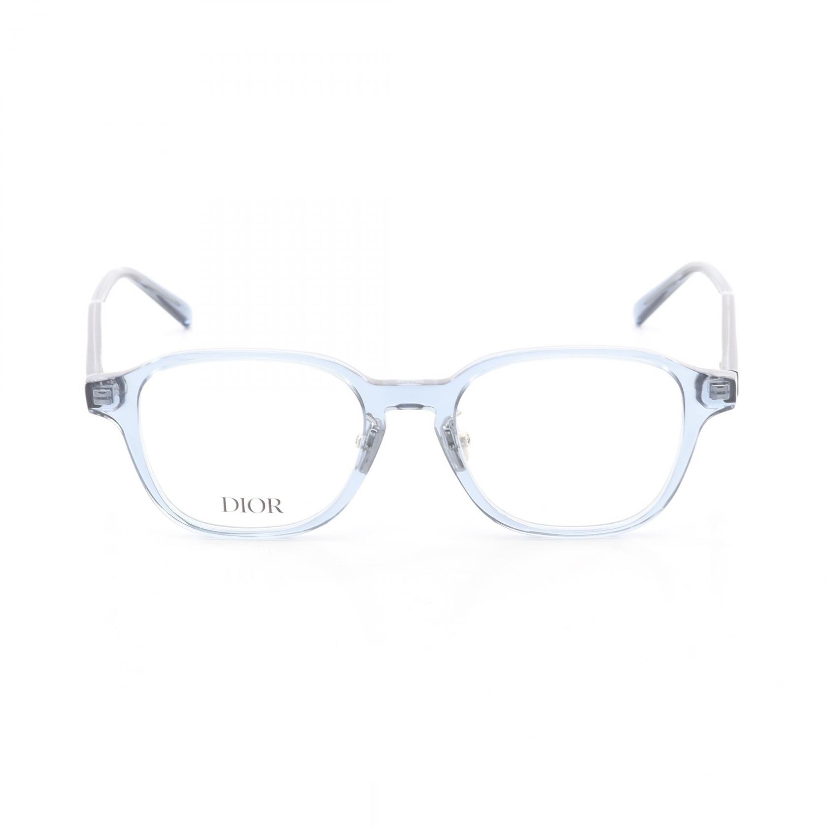 ディオール Dior 度なし クリアフレーム メガネ 衣料品 プラスチック メンズ ブルー系 BOTANICAOS2F300051 【新品】