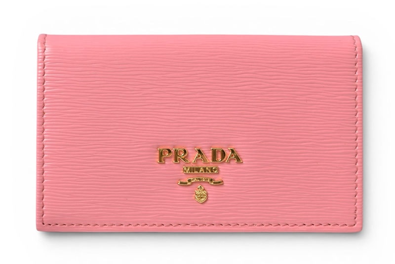 プラダ カードケース/コインケース/名刺入れ PRADA レディース PEONIA/ピンク【中古】