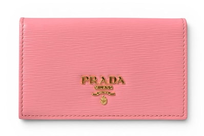 プラダ カードケース/コインケース/名刺入れ PRADA レディース PEONIA/ピンク【中古】