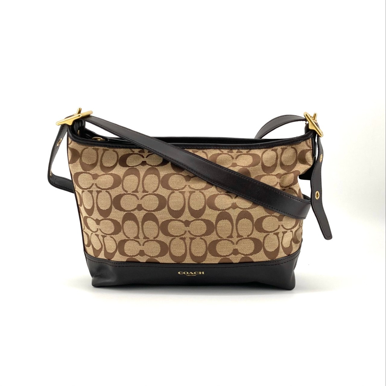 COACH(コーチ) レガシー シグネチャー ダッフル 25664 ショルダーバッグ ブラウン