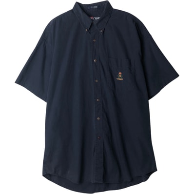 古着 ラルフローレン Ralph Lauren CHAPS チャップス 半袖 ボタンダウンシャツ メンズL相当/eaa495236