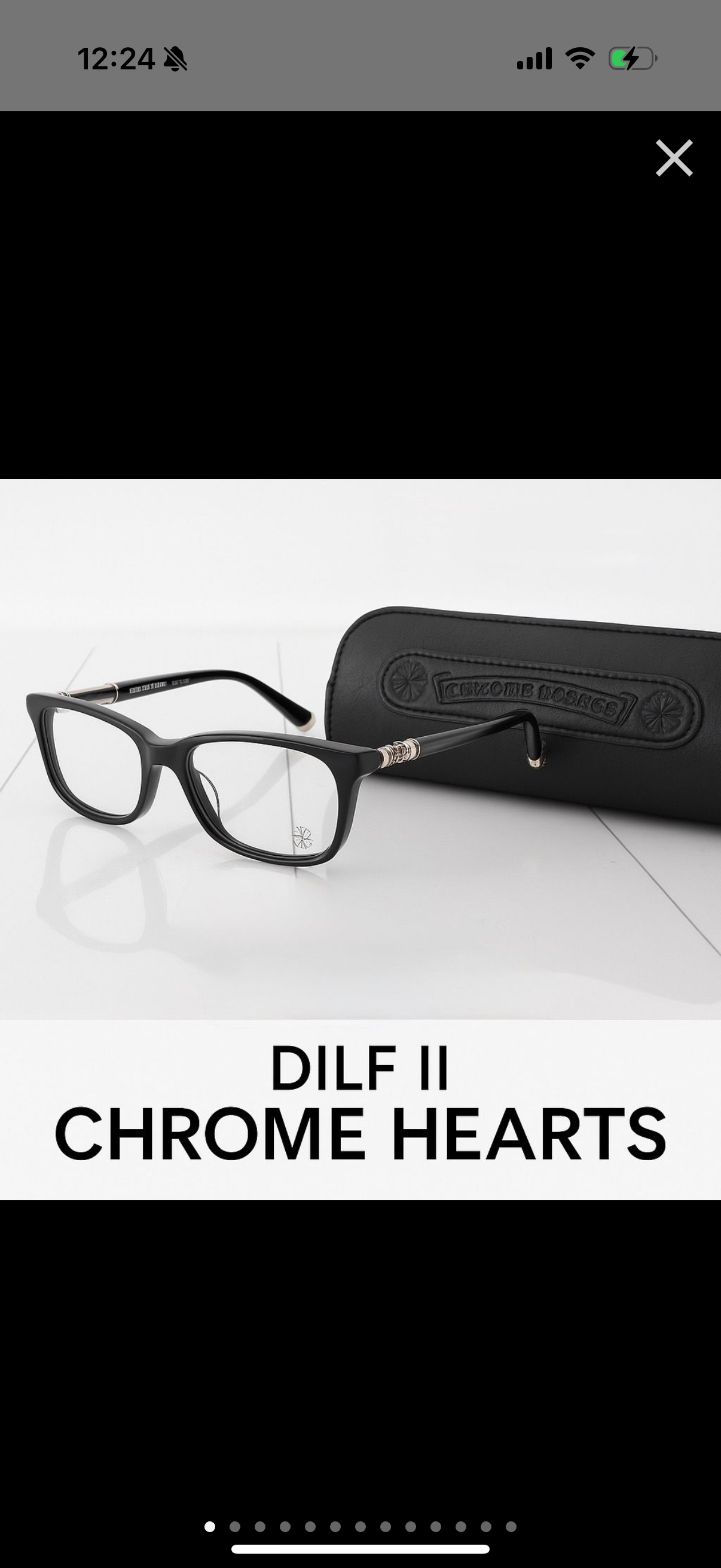Chrome Hearts DILF 2 Dagger Eyewear "Black"