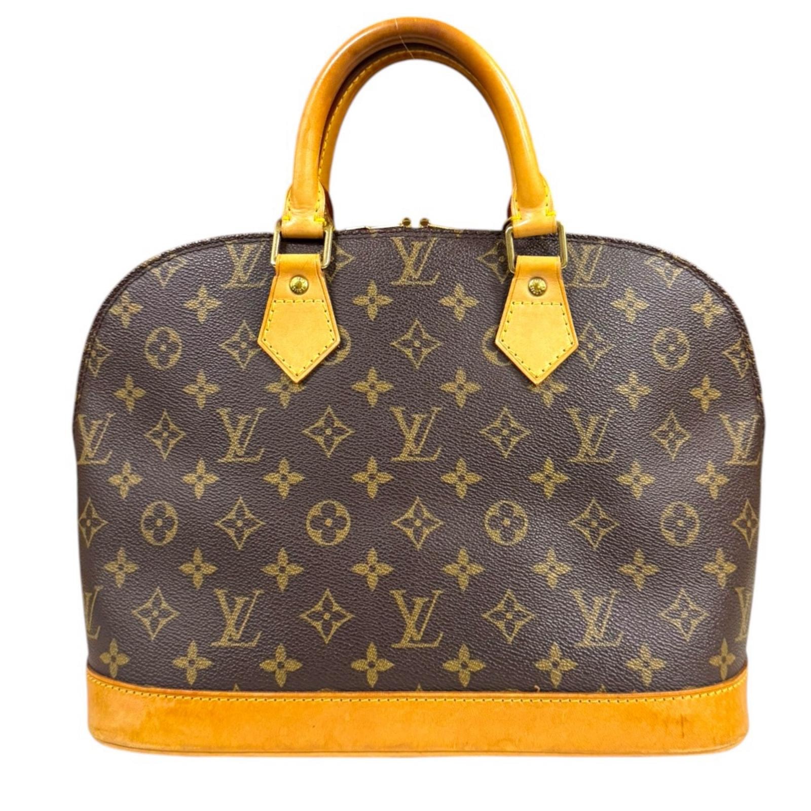 ルイヴィトン アルマ モノグラム ハンドバッグ モノグラムキャンバス M51130 ブラウン レディース LOUIS VUITTON 中古