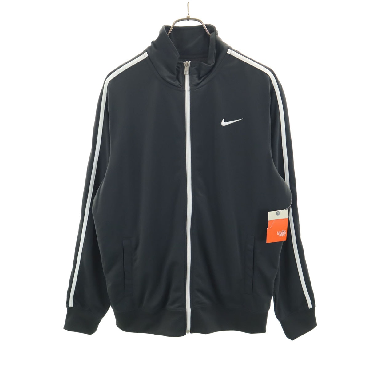 未使用 NIKE ナイキ 長袖 トラックジャケット XL グレー ジャージ