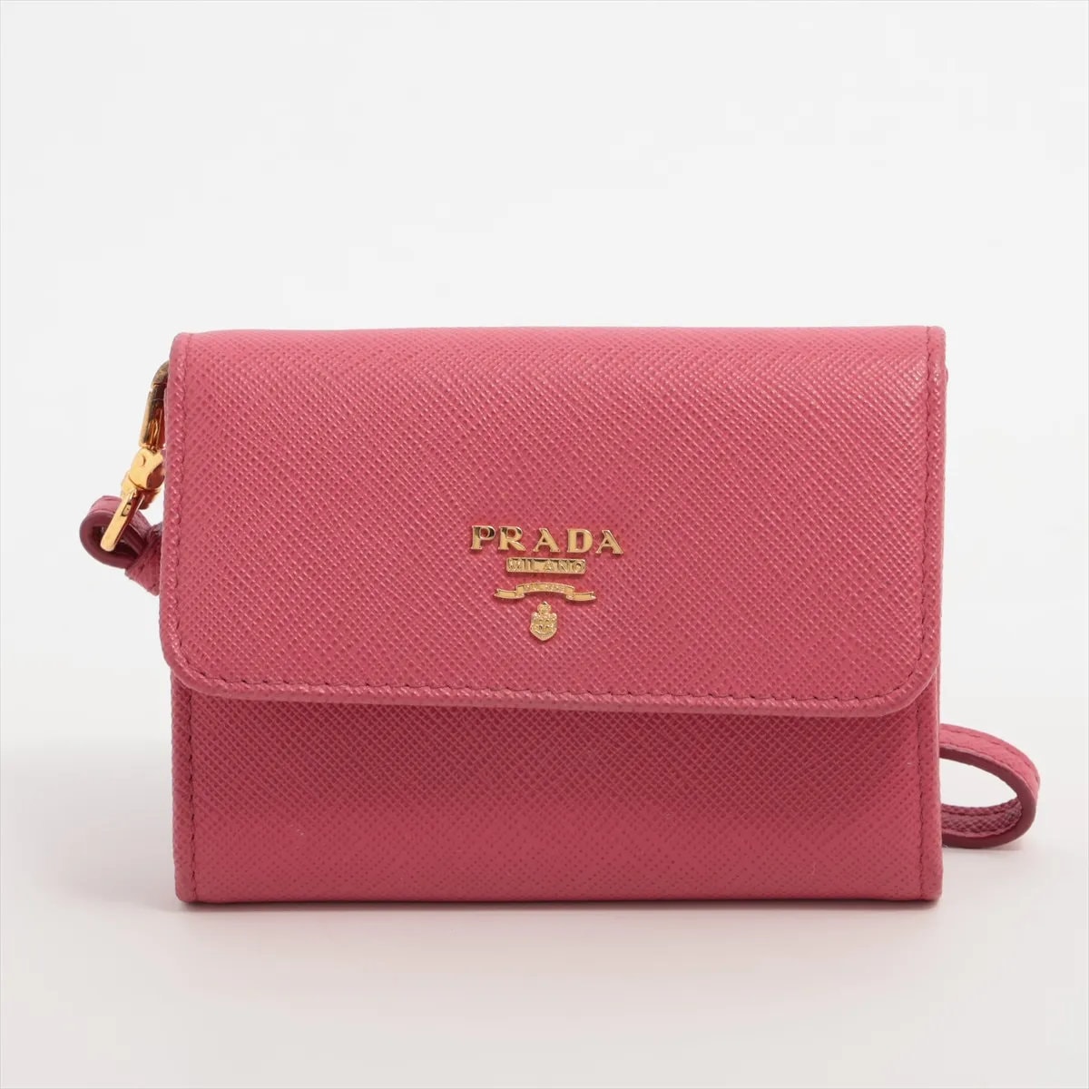 ■極美品 プラダ サフィアーノコインケース レザー