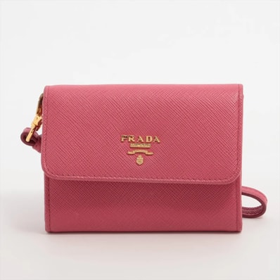 ■極美品 プラダ サフィアーノコインケース レザー