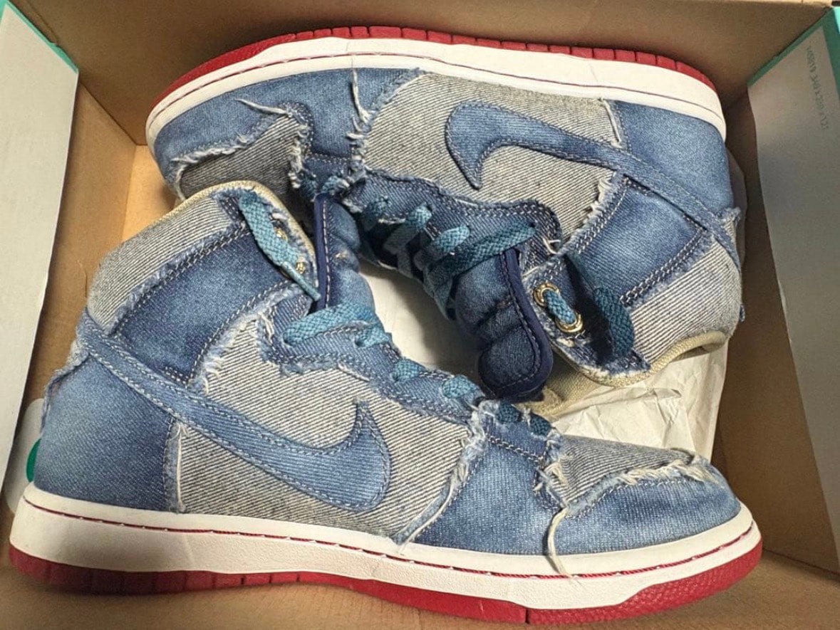 Nike SB Dunk High Reese Forbes Denim "Midnight Navy"
