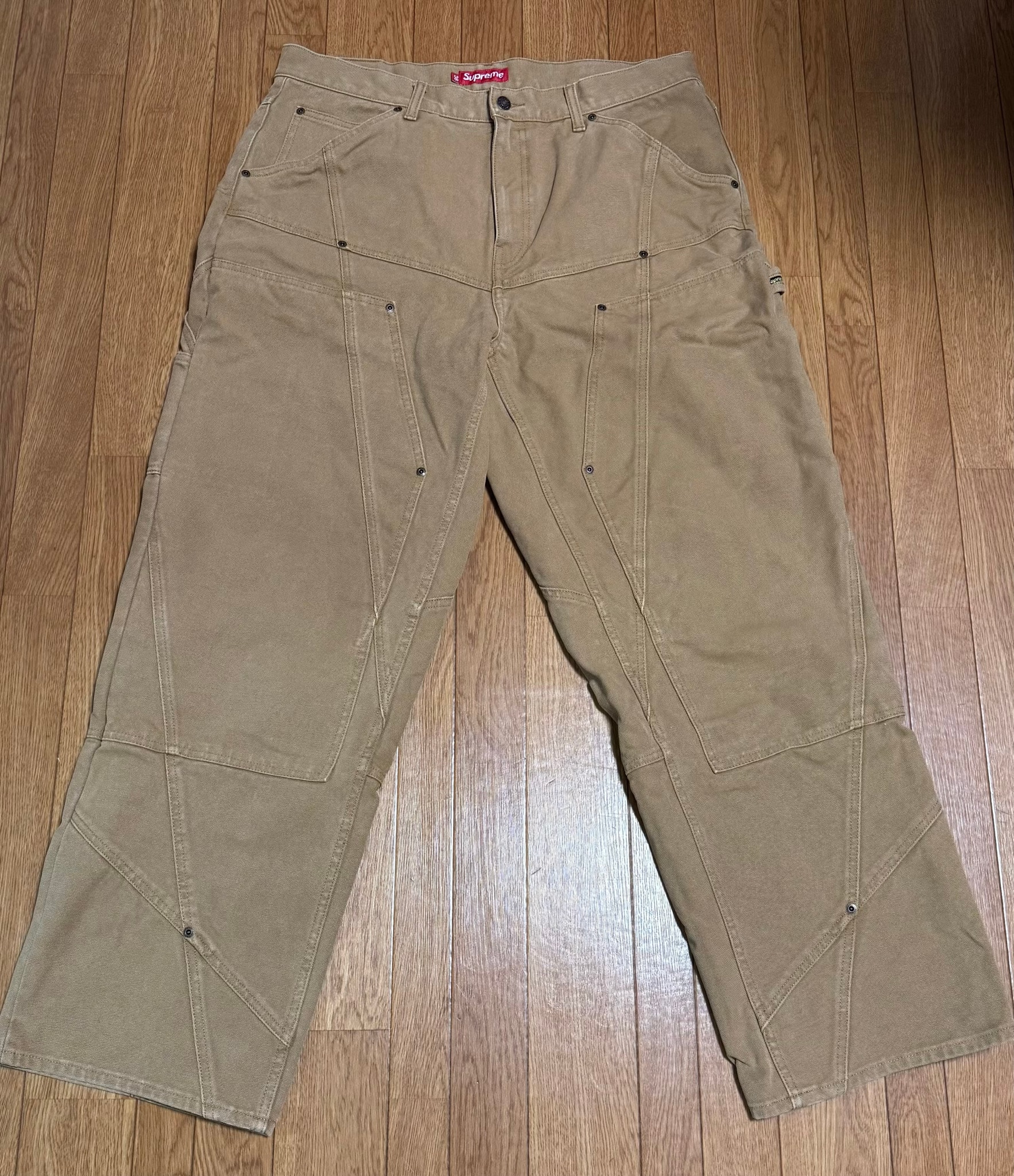 Supreme Paneled Double Knee Painter Pant "Tan"