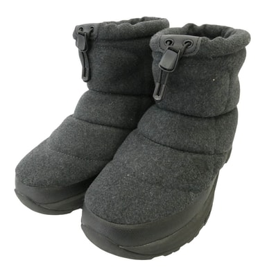 THE NORTH FACE ノースフェイス NF51874 Nuptse Bootie WP VI short ヌプシ ブーティ ウォータープルーフ ショート ハイカット ブーツ ブラック系 26cm【中古】