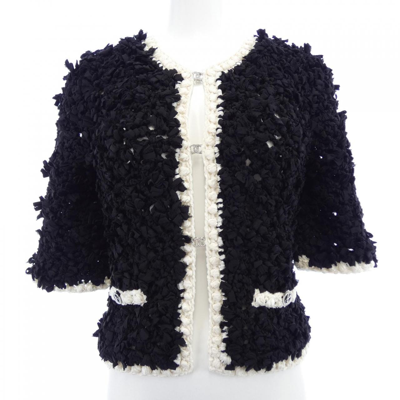 シャネル CHANEL LOOK38 P79578K11503 25S ノーカラージャケット