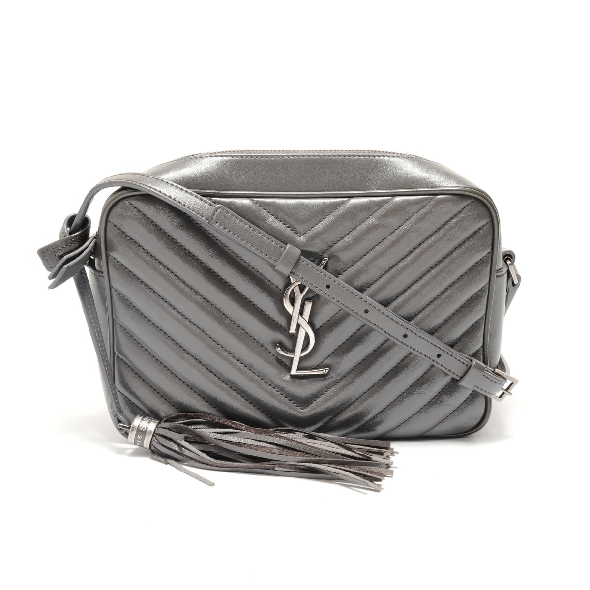 イヴ・サンローラン YSL キルティング ショルダーバッグ【中古】