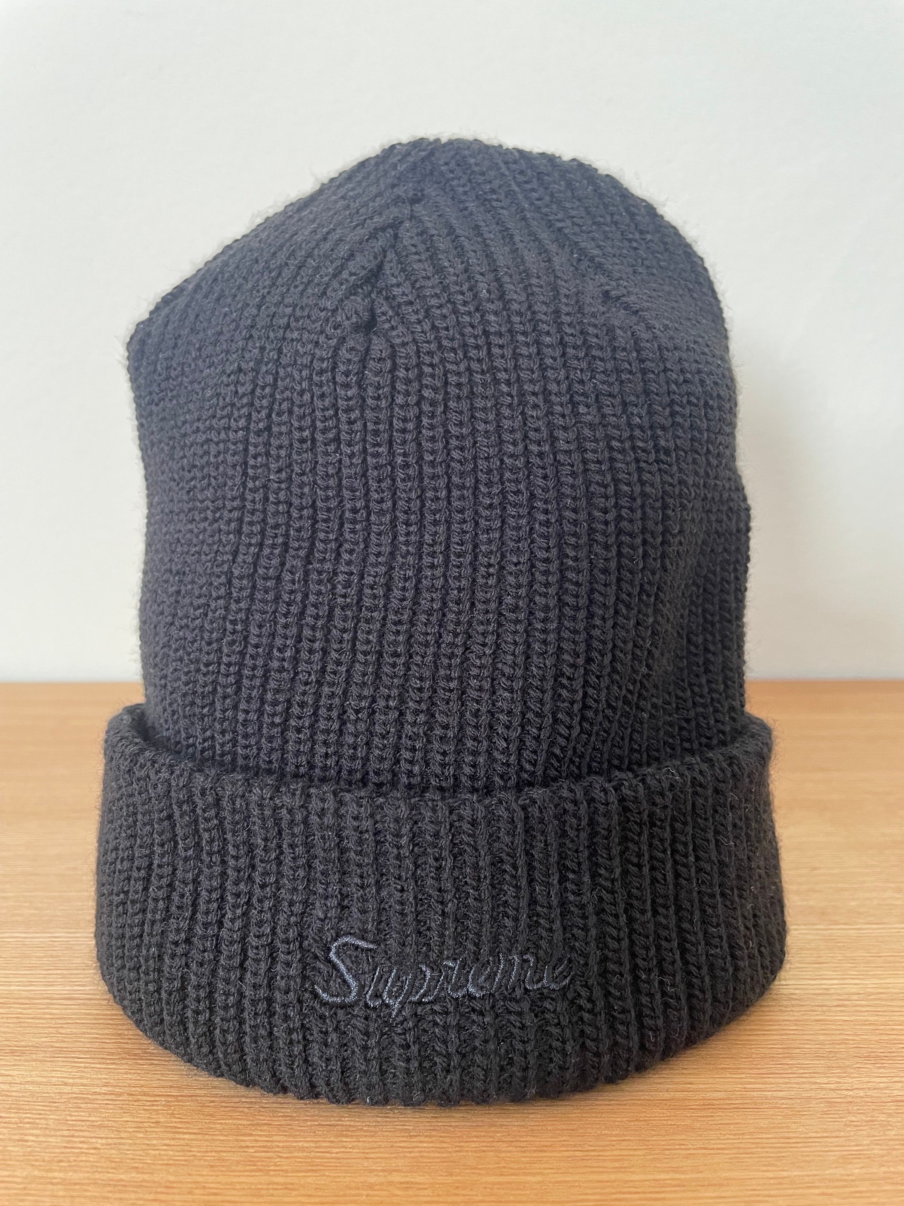 Supreme Loose Gauge Beanie 2 "Black" (21FW)