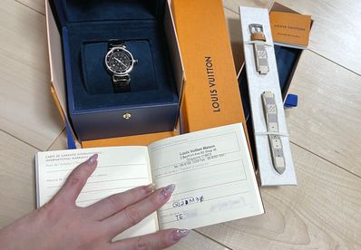 ★VUITTON★タンブール ディスクディアモン 10Pダイヤ★+付替ベルト★