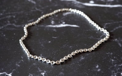 Chrome Hearts Paper Chain Necklace "Silver"