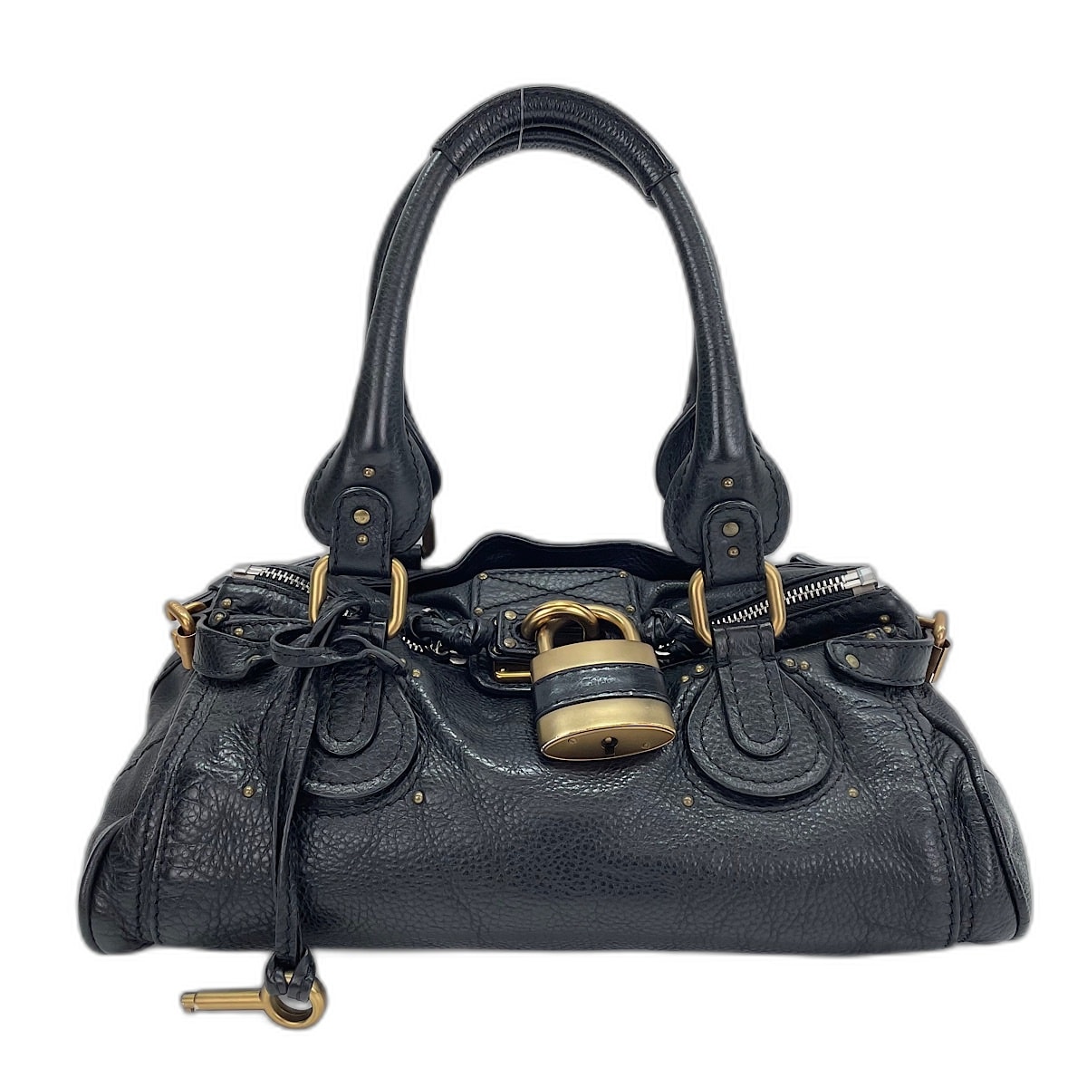 クロエ Chloe パディントン スタッズ ハンドバッグ【中古】