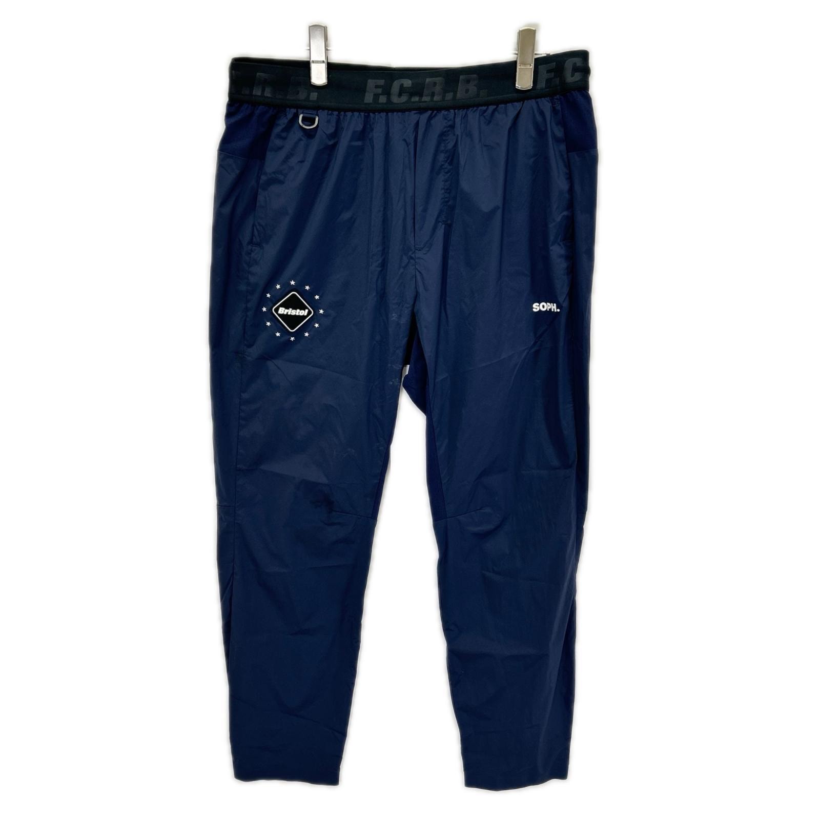 エフシーリアルブリストル FCRB-222030 22AW ブルー STRETCH LIGHT WEIGHT EASY TAPERED PANTS ナイロンイージーパンツ XL