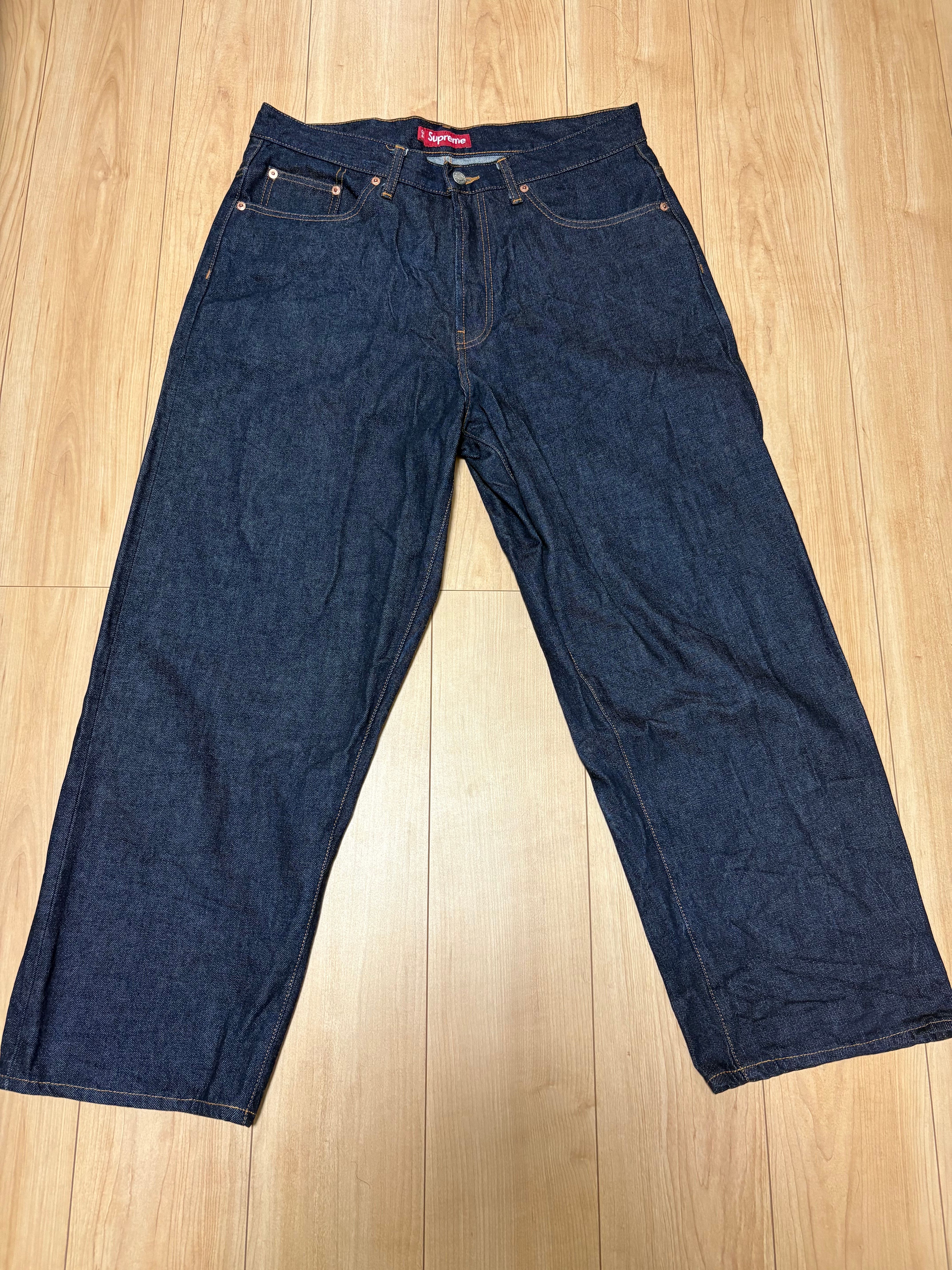 Supreme Rigid Baggy Selvedge Jean "Rigid Indigo" (25SS)