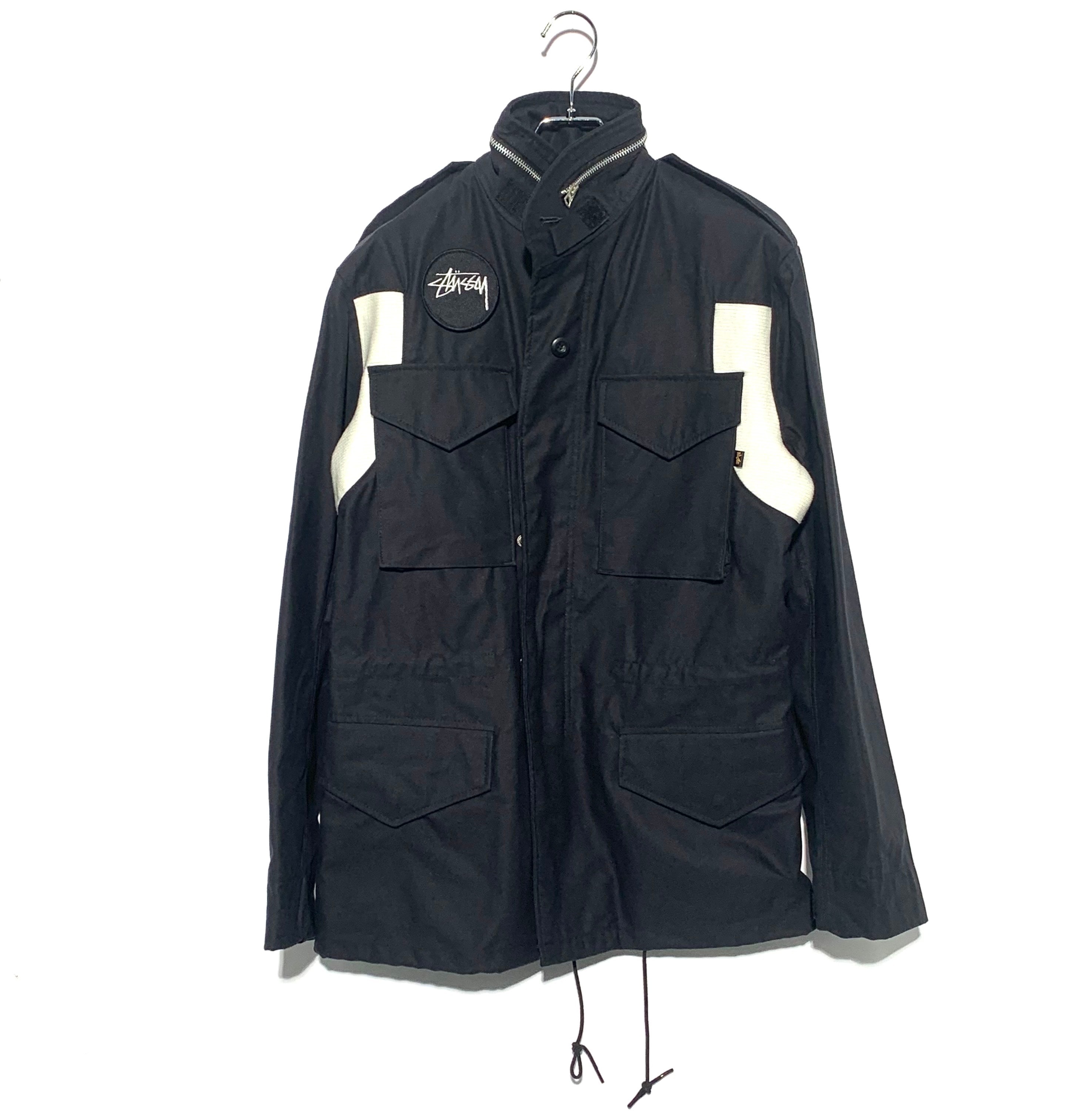 STUSSY ALPHA INDUSTRIES M-65 JACKET Black