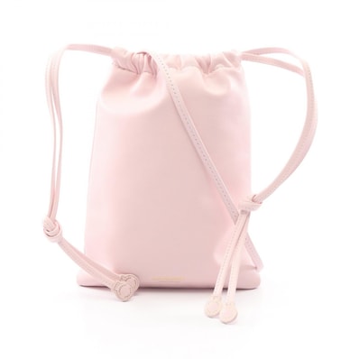 バーバリー BURBERRY ミニポシェット ショルダーバッグ バッグ レザー レディース ピンク系 8030365 【中古】