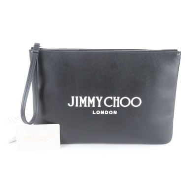 ■美品 ジミーチュウ セカンドバッグ レザー