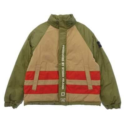 Supreme STONE ISLAND 23AW 7925401S3 × Stone Island Reversible Down Puffer Jacket 【フェイクバスターズコンプリート鑑定済】【美品】【中古】