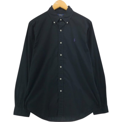 古着 ラルフローレン Ralph Lauren POLO RALPH LAUREN CUSTOM FIT 長袖 ボタンダウンシャツ メンズM相当/eaa561530