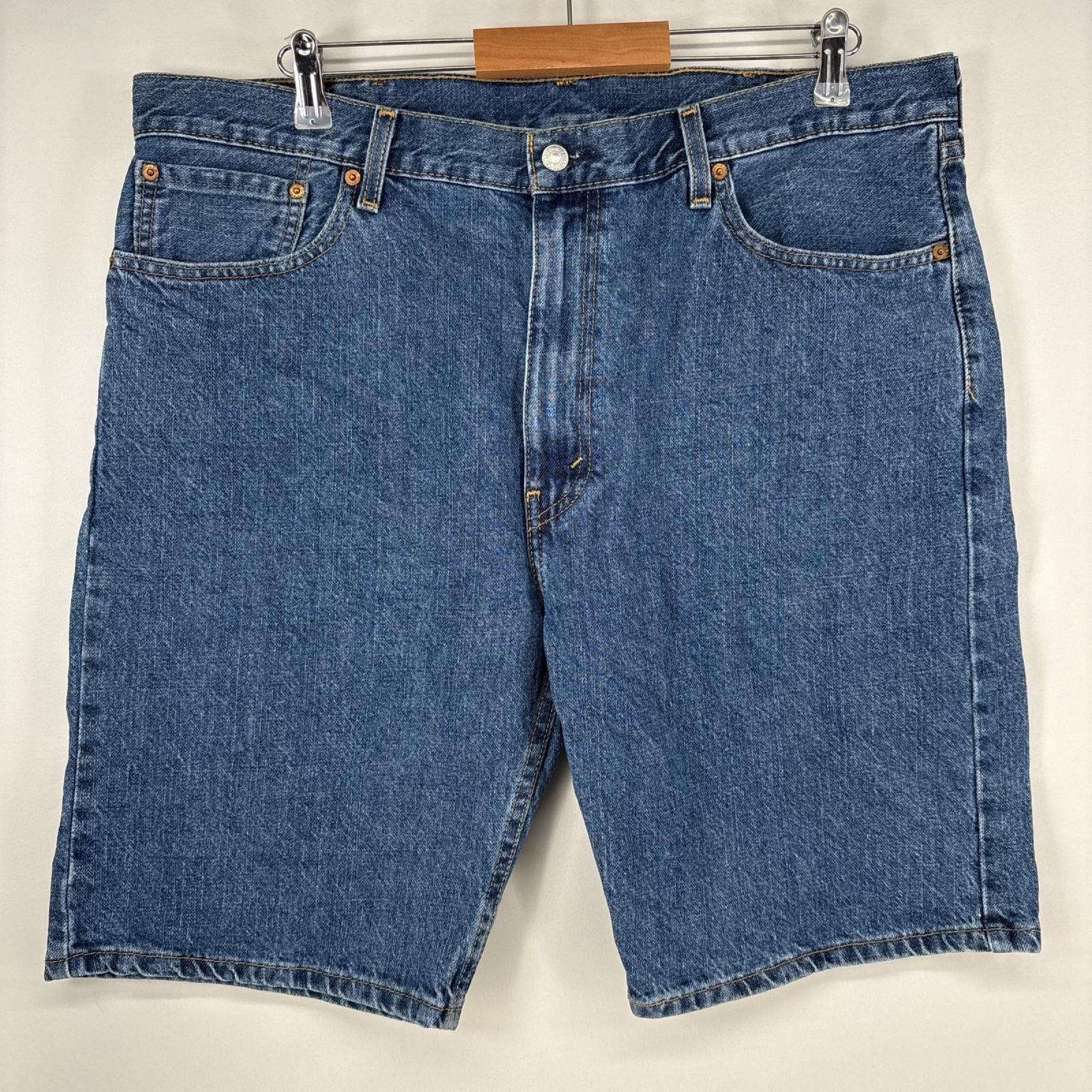 古着 リーバイス Levi's ショートパンツ 505 ストレート 大きいサイズ ハーフパンツ デニム ジップ w40 ブルー メンズ